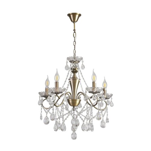 Люстра потолочная «LUMION» 8346/5, серия: LUINA (крепление на крюк). Фото 1.