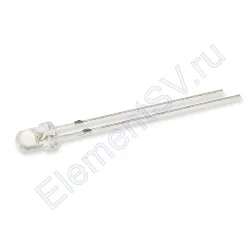 Светодиод ICL-3mm LE104 (12V, yellow, 3000 mcd, clear)