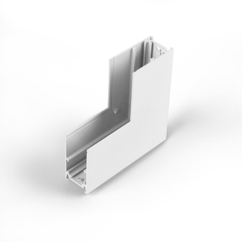 Коннектор угловой внутренний для накладного шинопровода Slim Magnetic белый - Фото 4