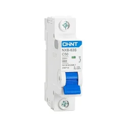 Выключатель автоматический модульный 1п C 50А 4.5кА NXB-63S (R) CHINT 296715
