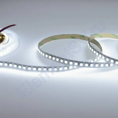 Светодиодная лента Standart PRO class, 5050, 120 led/m, двухрядная, white, 24V, IP20, P133 - фото.