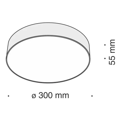 Потолочный светильник C032CL-L43W4K - 35 Вт LED (Белый) C032CL-L43W4K - фото 3