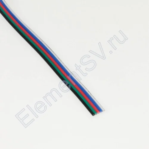 Провод 5х0,33мм для лент RGBW К5 - фото.