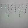 Гирлянда Бахрома с Колпачком 3,1 x 0,5 м Зелёная 220В, 120 LED, Провод Черный ПВХ, IP65. Фото 1.