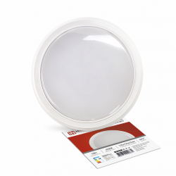 Светильник светодиодный СПБ-2-КРУГ 10Вт 230В 4000К 800Лм 155мм белый IN HOME