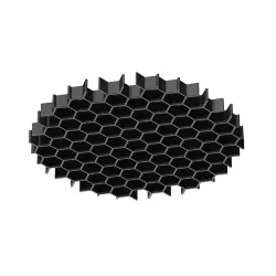 Антибликовая решётка ⌀45мм (Черный) HoneyComb-D45