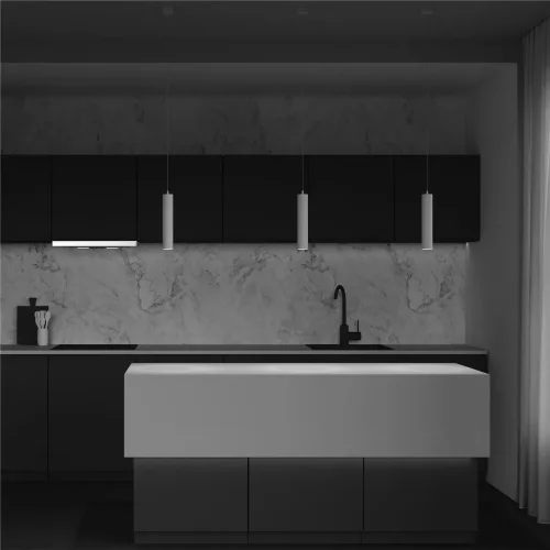 Подвесной светильник Focus GU10 1x10Вт (Белый) - фото 7