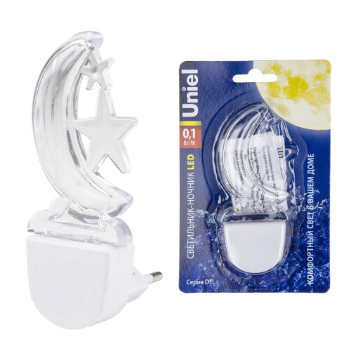 DTL-315 Месяц-White Светильник-ночник, Без выключателя, Белый - фото 6