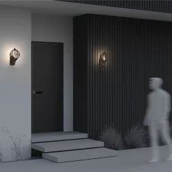 Настенный светильник (бра) Via E27х1 60Вт IP 44 (Золото Антик)