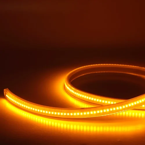 Светодиодная лента Lux class 220V 2835 188Led yellow IP68 - фото I