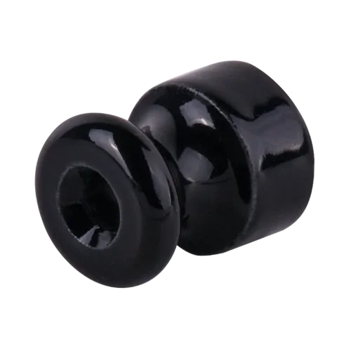 Комплект изоляторов без винта 50 шт. черный ретро W6431308 - фото