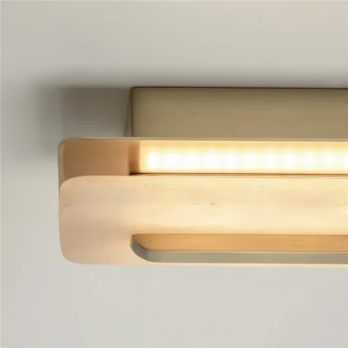 Настенный светильник (бра) Альбатр / Albatre 3000К 13Вт (Латунь) MOD366WL-L14BS3K - фото 9