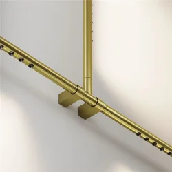 Фиксатор для накладного монтажа системы Axity (Латунь)