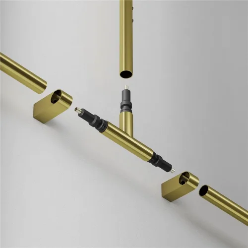 Фиксатор для накладного монтажа системы Axity (Латунь) - фото 4