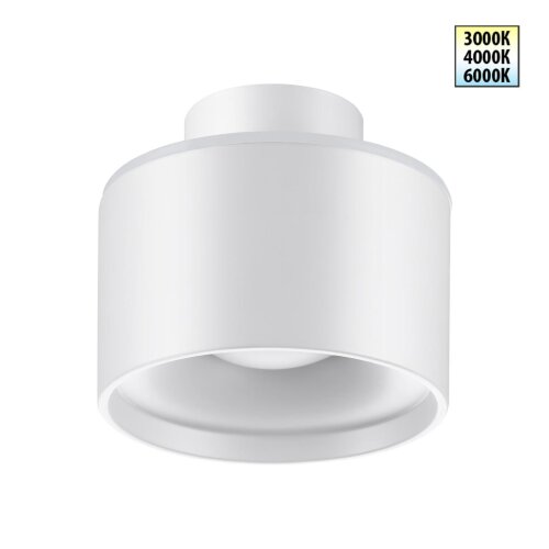 Светильник накладной светодиодный с переключателем цветовой температуры «Novotech» 358970, серия: GIRO. Фото 1.