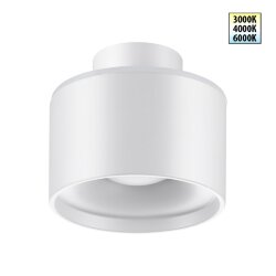 Светильник накладной светодиодный с переключателем цветовой температуры «Novotech» 358970, серия: GIRO - Переключение цв. температуры на корпусе светильника