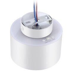 Светильник накладной светодиодный с переключателем цветовой температуры «Novotech» 358970, серия: GIRO - Переключение цв. температуры на корпусе светильника