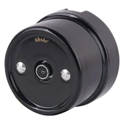 ТВ розетка  черный Ретро W5683008