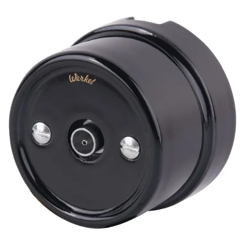 ТВ розетка  черный Ретро W5683008 - фото