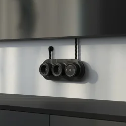 ТВ розетка  черный Ретро W5683008