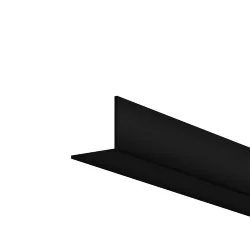 Рассеиватель для профиля 16×16 (Угол, Чёрный, 2 м), ALM-1616S-B-DF-2M 642028 (Черный)