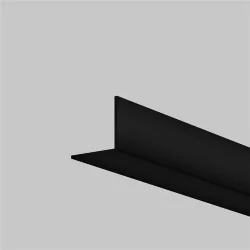 Рассеиватель для профиля 16×16 (Угол, Чёрный, 2 м), ALM-1616S-B-DF-2M 642028 (Черный)