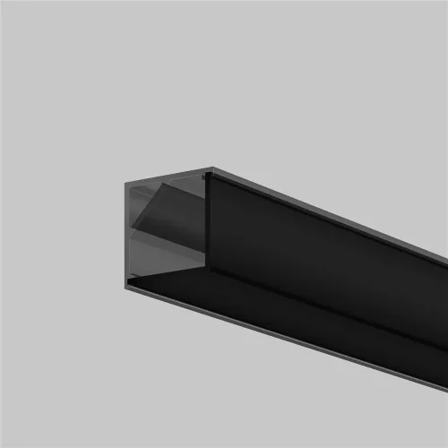 Рассеиватель для профиля 16×16 (Угол, Чёрный, 2 м), ALM-1616S-B-DF-2M 642028 (Черный) - фото 5