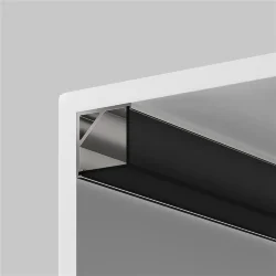 Рассеиватель для профиля 16x16 (Угол, Чёрный, 2 м), ALM-1616S-B-DF-2M 642028 (Черный) 642028