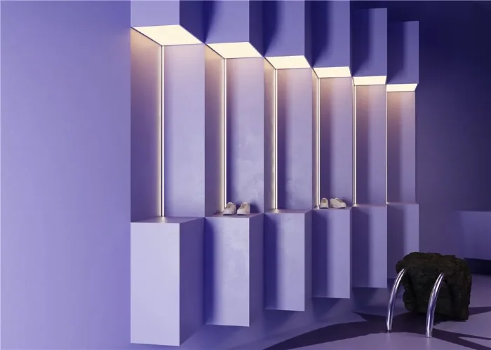 Алюминиевый профиль скрытого монтажа 16x8 (Серебро, 2 м), ALM-0808-S-2M 636021 (Серебро) - фото 2