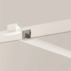 Алюминиевый профиль скрытого монтажа 16x8 (Серебро, 2 м), ALM-0808-S-2M 636021 (Серебро)