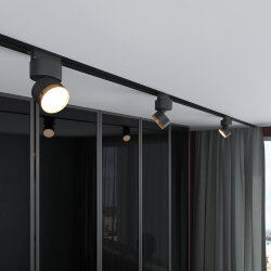 Трековый светильник для однофазного шинопровода Impact чёрный матовый/золото 10 Вт 4200K 85514/01