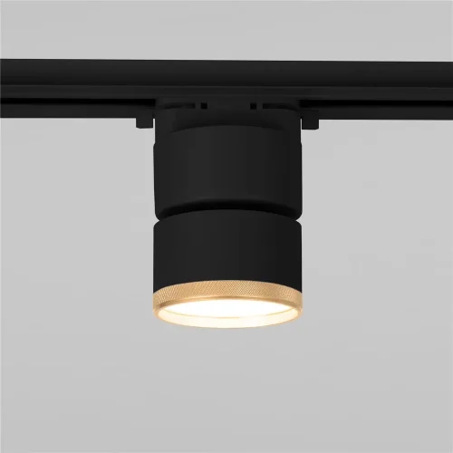 Трековый светильник для однофазного шинопровода Impact чёрный матовый/золото 10 Вт 4200K 85514/01 - фото 2