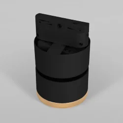 Трековый светильник для однофазного шинопровода Impact чёрный матовый/золото 10 Вт 4200K 85514/01 (062873)