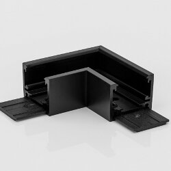 Коннектор угловой для накладного низкопрофильного шинопровода SY-LINK, SY-LINK-CNLV-S1S-BL 013600