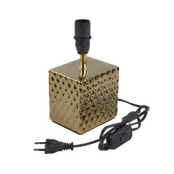 UML-B306 E14 GOLD-BLACK Светильник настольный декоративный под лампу Е14, 40W, Механический выключатель, Золотой-Черный