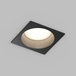 Встраиваемый влагозащищенный светильник DEEP, IP65, 15 Вт, GU5.3, LED, черный, пластик, Denkirs DK3104-BK