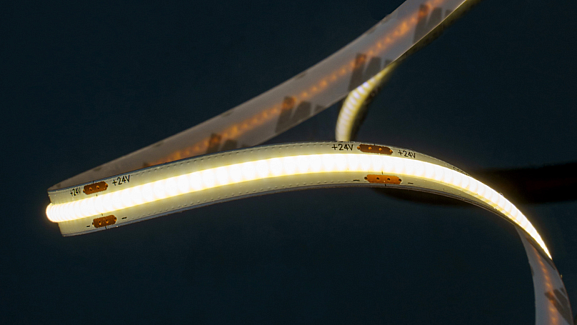 Светодиодная лента SWG PRO COB, 480 LED/м, 13,5 Вт/м, 24В , IP20, Цвет: Теплый белый, SWG-COB480-24-13.5-WW - фото