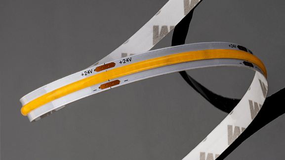 Светодиодная лента SWG PRO COB, 480 LED/м, 13,5 Вт/м, 24В , IP20, Цвет: Теплый белый, SWG-COB480-24-13.5-WW. Фото 3