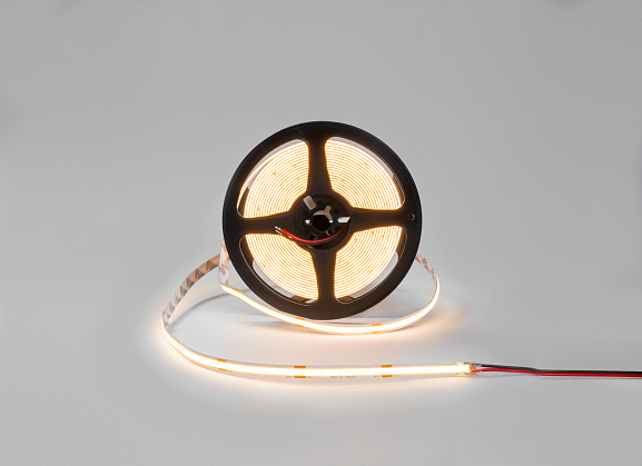 Светодиодная лента SWG PRO COB, 480 LED/м, 13,5 Вт/м, 24В , IP20, Цвет: Теплый белый, SWG-COB480-24-13.5-WW купить в SWG - официальный производитель. Фото 2