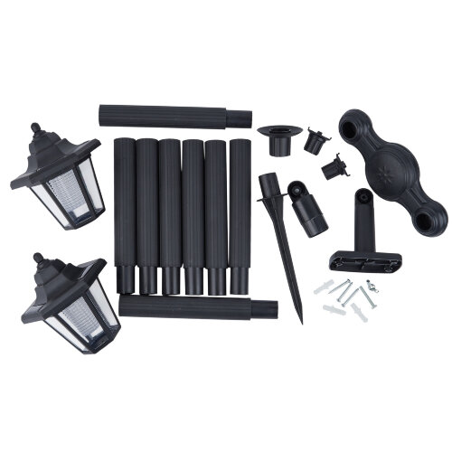 USL-S-188-PM1500 RETRO Садовый светильник на солнечной батарее Ретро, 2 светодиода, Белый свет, 1xАА Ni-Mh аккумулятор в-к, IP44, TM Uniel - фото 2