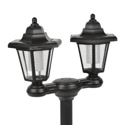 USL-S-188-PM1500 RETRO Садовый светильник на солнечной батарее Ретро, 2 светодиода, Белый свет, 1xАА Ni-Mh аккумулятор в-к, IP44, TM Uniel