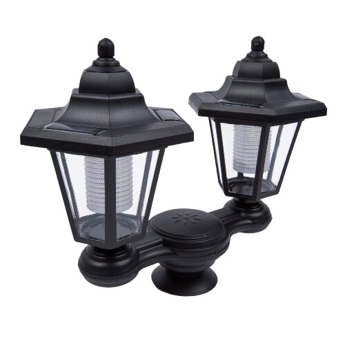 USL-S-188-PM1500 RETRO Садовый светильник на солнечной батарее Ретро, 2 светодиода, Белый свет, 1xАА Ni-Mh аккумулятор в-к, IP44, TM Uniel - фото 6
