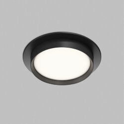 Встраиваемый светильник RATIO, GX53, до 15 Вт, LED, IP20, черный, алюминий, акрил, Denkirs DK-DH2000-BK