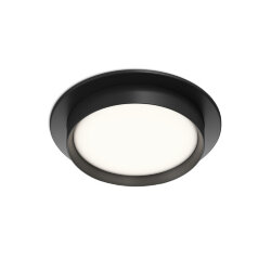 Встраиваемый светильник RATIO, GX53, до 15 Вт, LED, IP20, черный, алюминий, акрил, Denkirs DK-DH2000-BK
