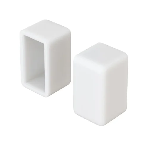 Заглушка для гибкого неона 12x6мм 2 шт. (Белый) - фото