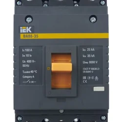 Выключатель автоматический 3п 160А 35кА ВА 88-35 KARAT IEK SVA30-3-0160