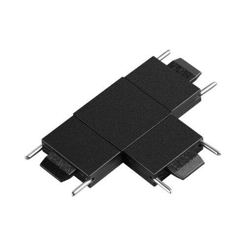 Соединитель Т-образный с токопроводом для низковольтного шинопровода «Novotech» 135269, серия: EASY. Фото 1.