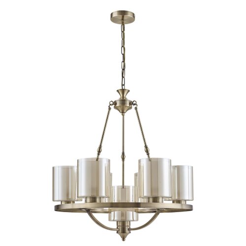 Люстра «LUMION» 6524/7, серия: RIVERLY (крепление на планке). Фото 1.