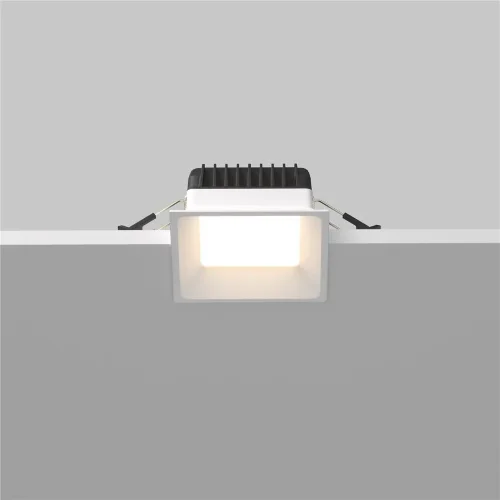 Встраиваемый светильник Okno 3000-4000-6000K 8Вт 100° IP 44 (Белый) - фото 5