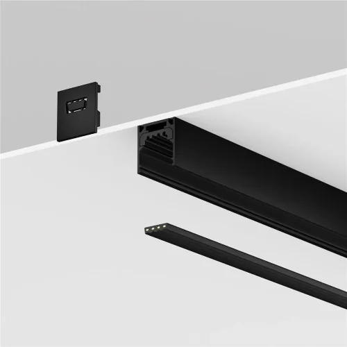 Профиль 2м Exility IP накладной черный (Черный) - фото 4